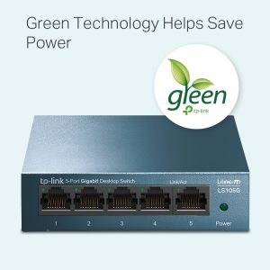 TP-Link TL-SG105 – Switch 5 Θυρών Gigabit, Μεταλλικό - Image 3