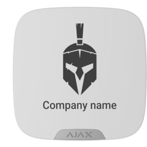 Ajax BRANDPLATE FOR STREET SIREN DOUBLE DECK WHITE