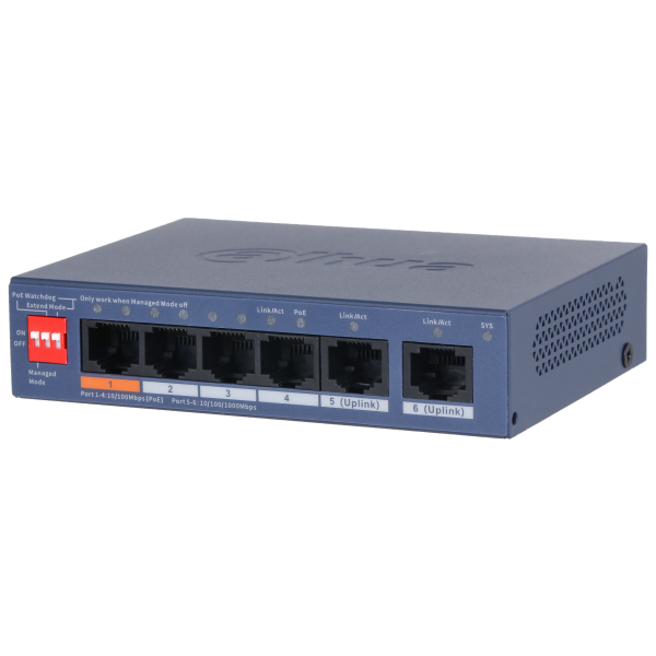 Dahua CS4006-4ET2GT-60 Dahua CS4006-4ET2GT-60 cloud managed PoE switch