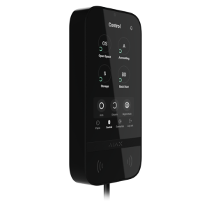 Ajax KEYPAD TOUCHSCREEN BLACK FIBRA