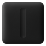 Ajax SOLO BUTTON (DIMMER) BLACK