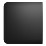 Ajax SIDE BUTTON (1-GANG/2-WAY) BLACK