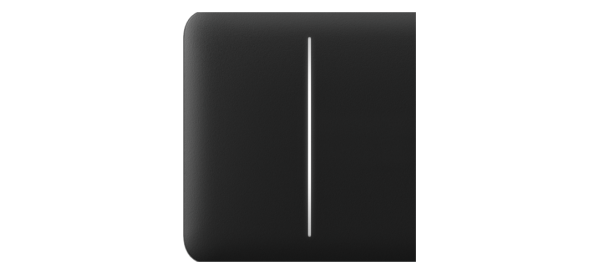 Ajax SIDE BUTTON (2-GANG) BLACK