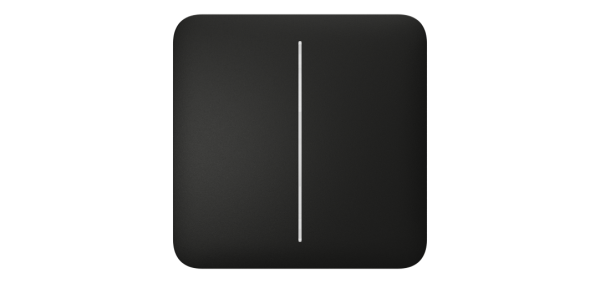 Ajax SOLO BUTTON (2-GANG) BLACK Ajax SOLO BUTTON (2-GANG) BLACK