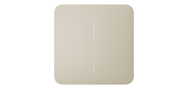 Ajax SOLO BUTTON (2-GANG) IVORY Ajax SOLO BUTTON (2-GANG) IVORY